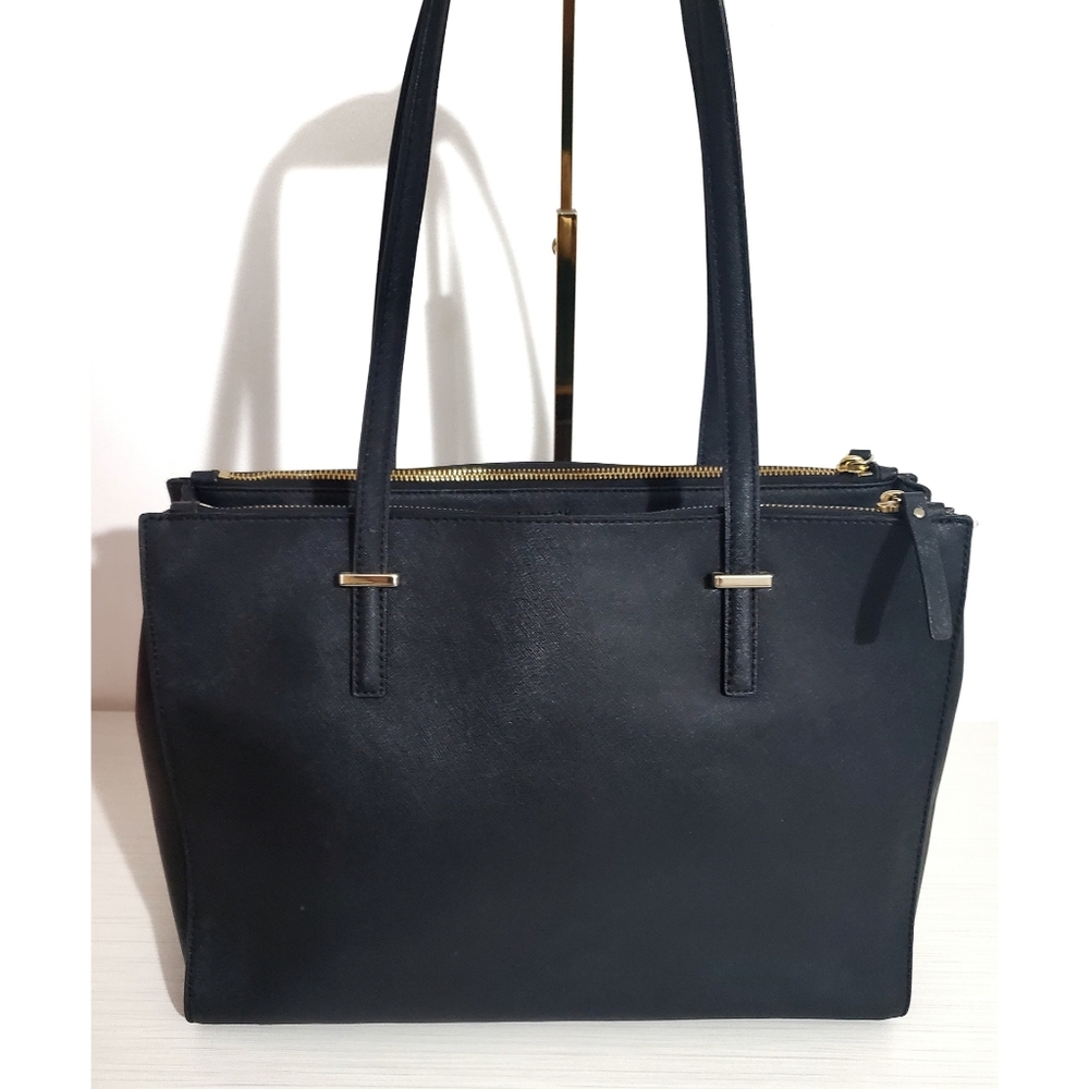 Kate Spade Large Women's Black Saffiano Leather Bag - Picture 14 of 14